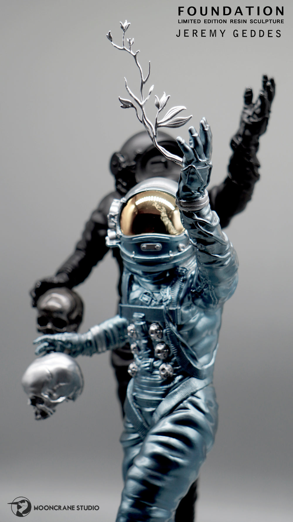 FOUNDATION Sculpture Metallic Sky blue/Chrome/Gold Colorway V2