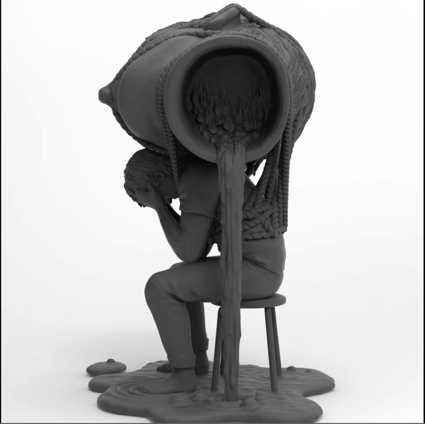 EGO Sculpture Black - painted