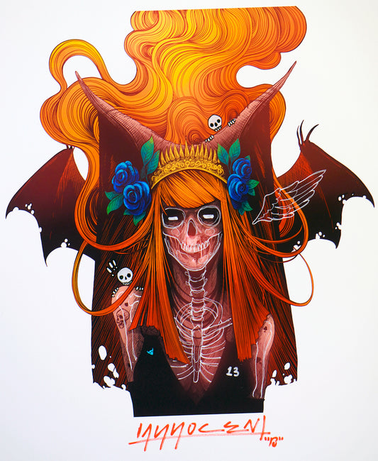 Ian Permana - FEMININENAIZME, hand finished Print A