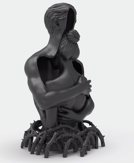 Shelter Sculpture Black edition. Thorns Structure optional