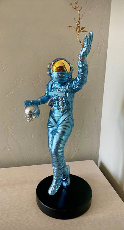 FOUNDATION Sculpture Metallic Sky blue/Chrome/Gold Colorway V2