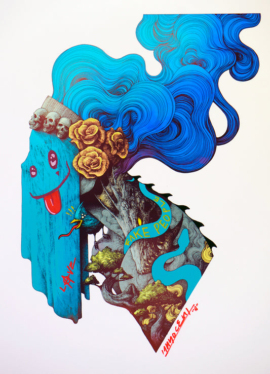 Ian Permana - Human, hand finished print A