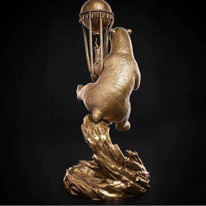 Polar Express Natural Bronze Sculpture
