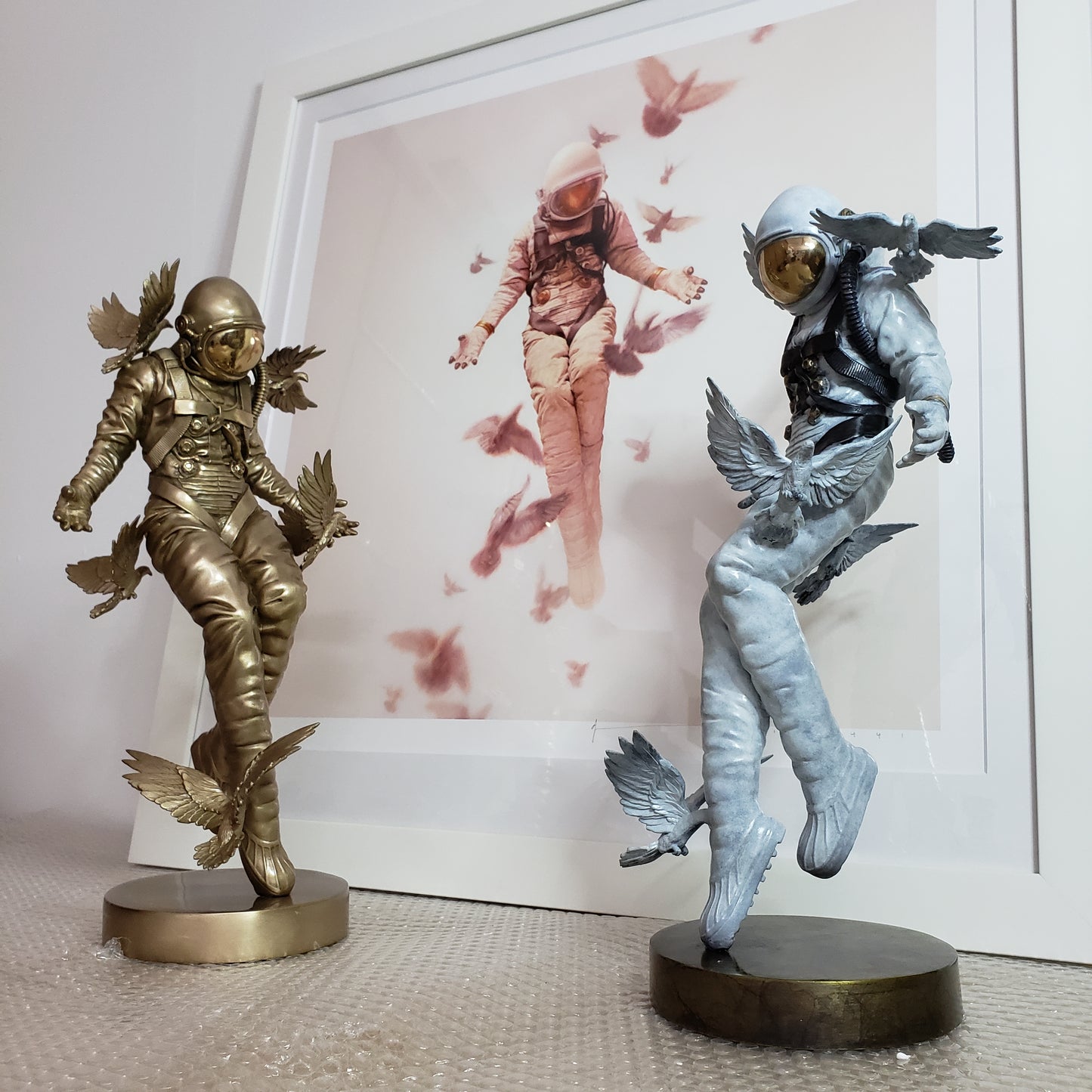 Wilderness Patina/Painted Bronze Sculpture