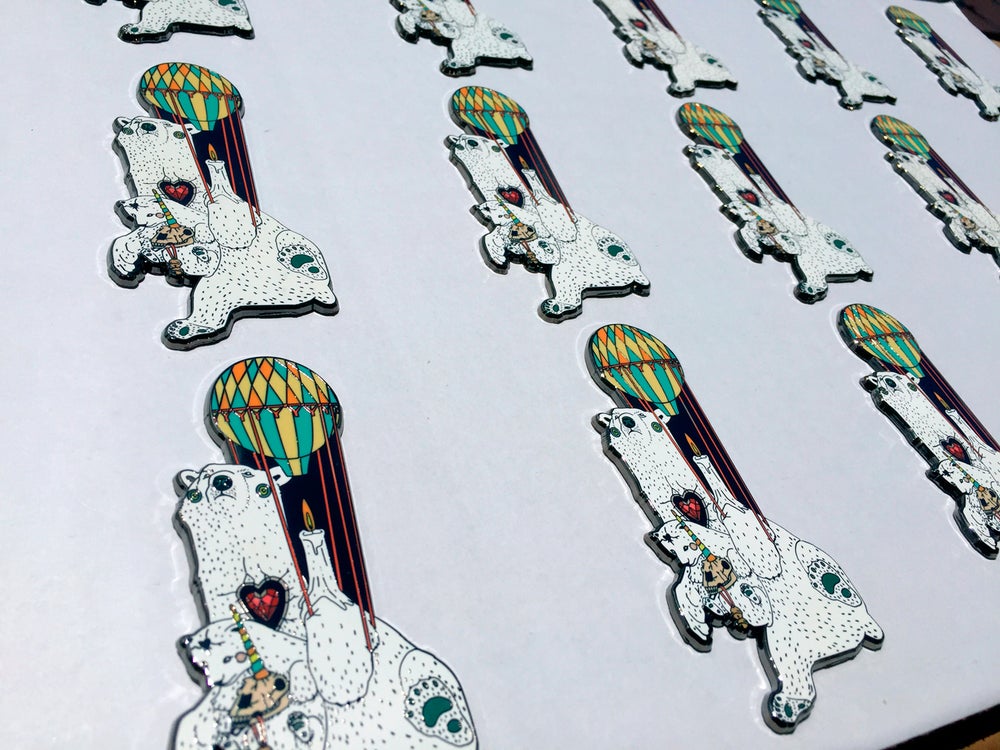 Polar express Enamel Pin by Dulk