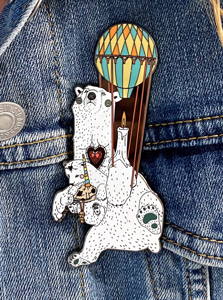 Polar express Enamel Pin by Dulk