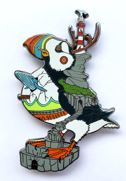 Observatory Enamel Pin by Dulk