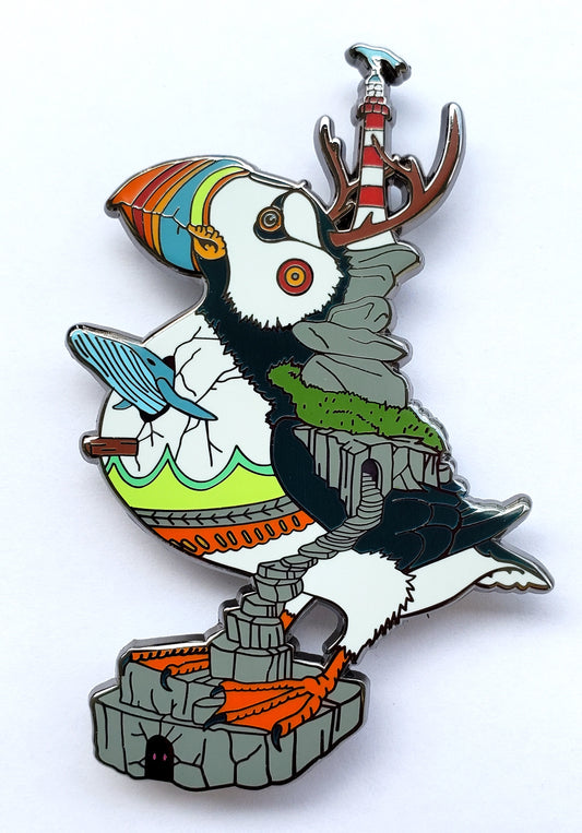Observatory Enamel Pin by Dulk