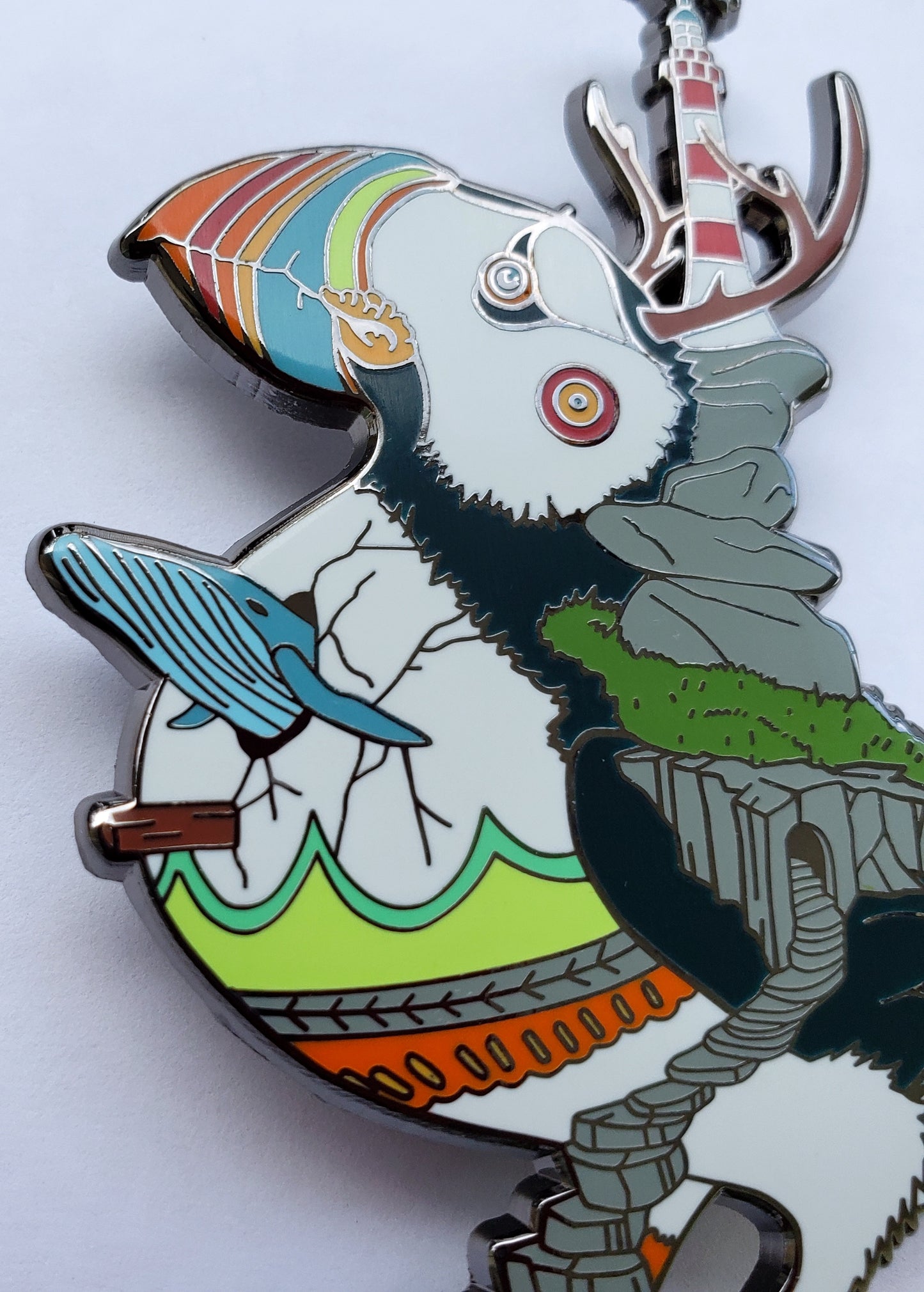 Observatory Enamel Pin by Dulk