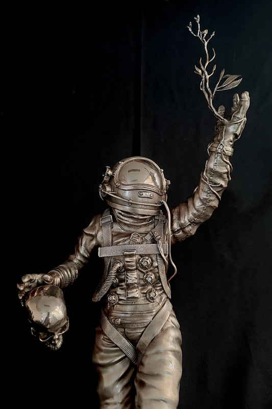 FOUNDATION Natural Polished Bronze Sculpture