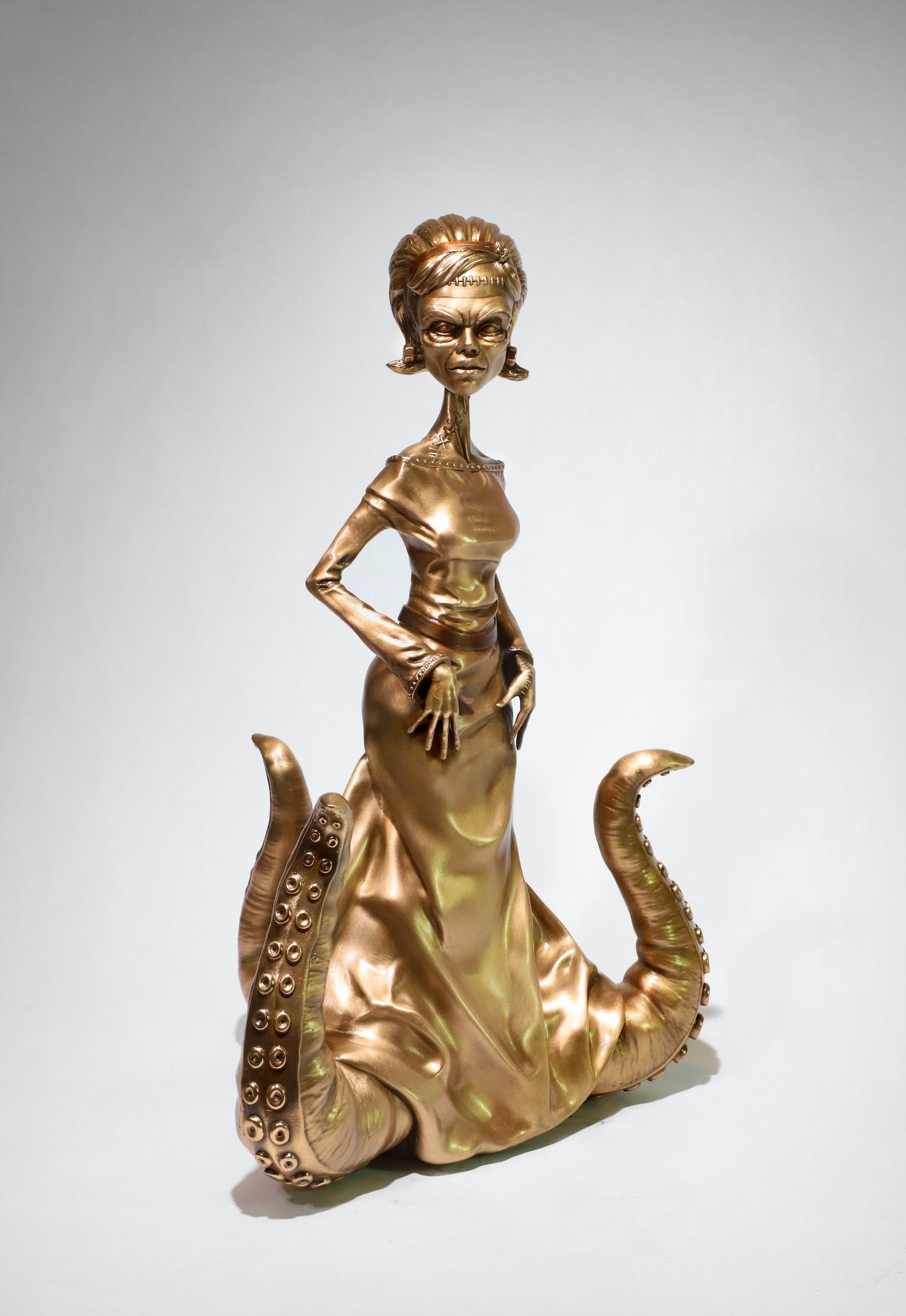 The Monster's Mother Natural Bronze Sculpture